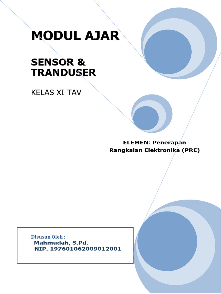 Modul Ajar Sensor dan Tranduser TAV XI | PDF