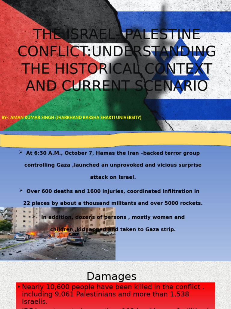 The Israel - Palestine Conflict | PDF | Palestine Liberation ...