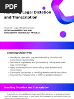 Federal Court Transcript Formatting Guide | PDF | Bracket | Courtroom