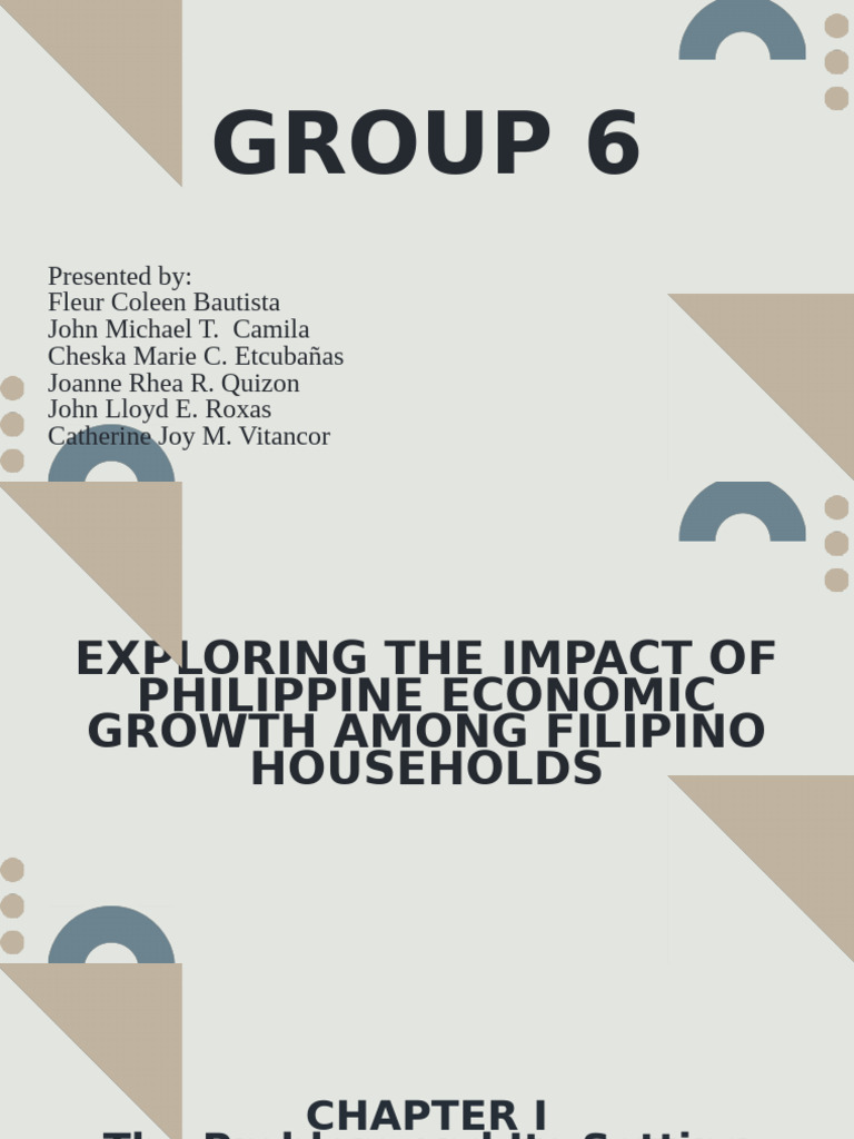 Exploring the Impact of Philippine Economic Growth Among Filipino ...