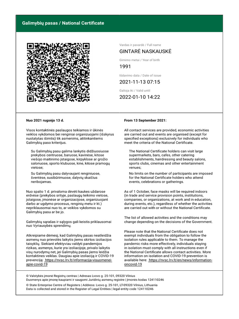 Galimybiu Pasas 2021-11-13 2 | PDF