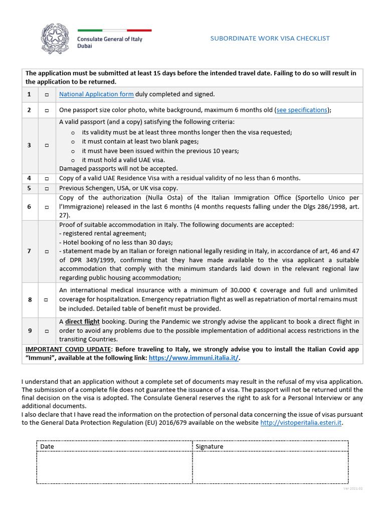 Subordinate Work Visa | PDF | Travel Visa | Passport