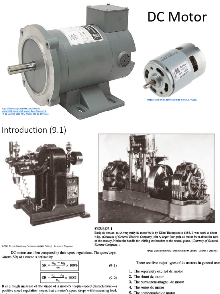 Dc Motor Lecture 1 1 Pdf
