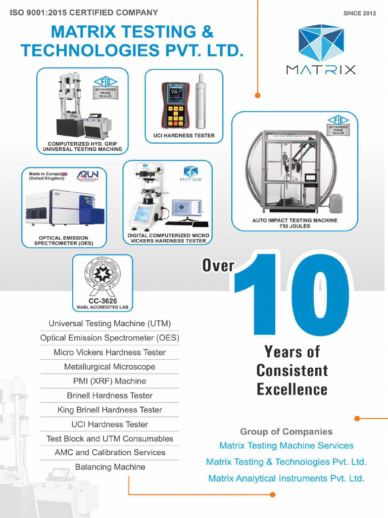 Product Profile-Matrix 2024 | PDF