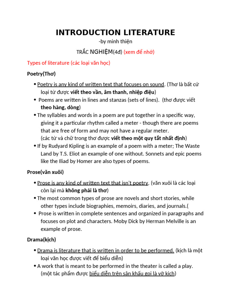 tài liệu intro lit | PDF