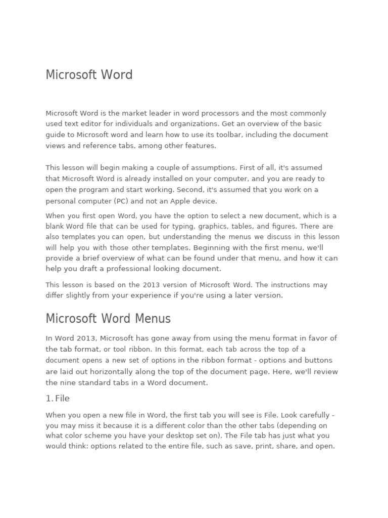 Week 6 Word Part 2 | PDF | Microsoft Word | System Software