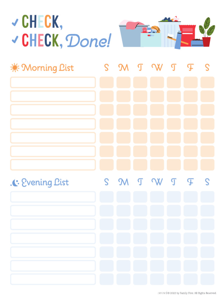 Weekly Task Checklist | PDF
