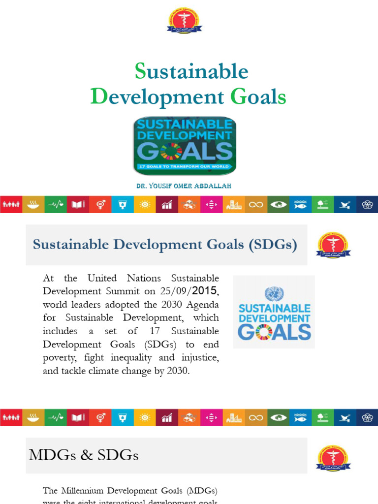 Overview of Sustainable Development Goals | PDF | Millennium ...