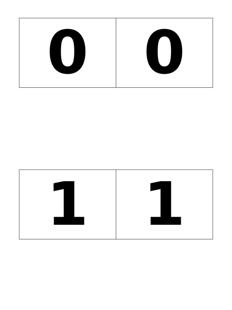 Score Number Board | PDF