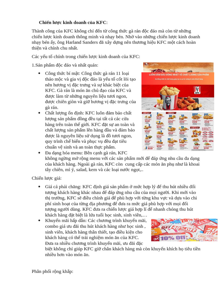 Lý Thuyết KFC | PDF
