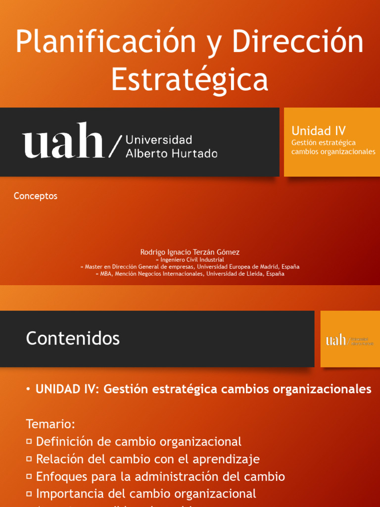 Gestión Estratégica del Cambio Organizacional | PDF | Aprendizaje