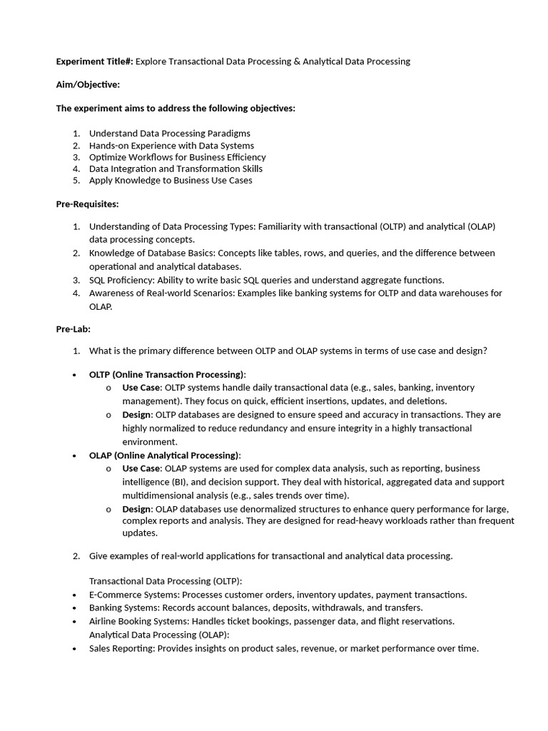 Skill Experiment 4 - Solution | PDF | Database Index | Databases