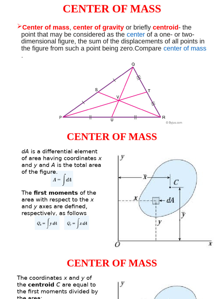 Understanding Center of Mass and Inertia | PDF