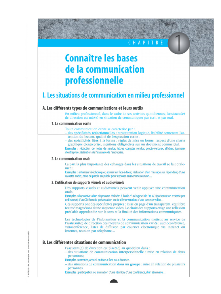 Communication professionnelle en entreprise | PDF | la communication