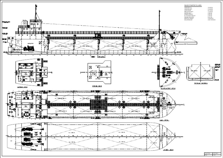 Specifications for 74m Oil Tanker | PDF