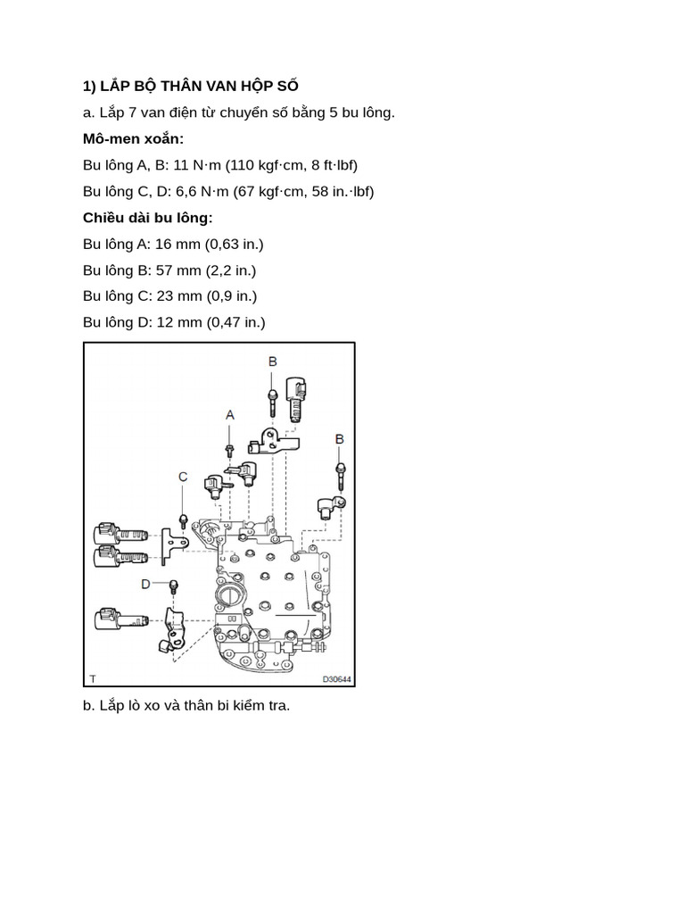 Valve Body Assy U250e | PDF
