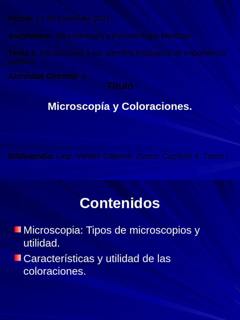 Act Doc 06 Coloraciones | PDF | Inmunofluorescencia | Microscopio