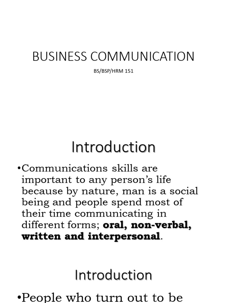 Essential Business Communication Skills | PDF | Communication ...