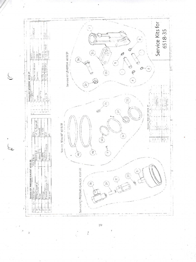 Service Kit 6518-39 | PDF
