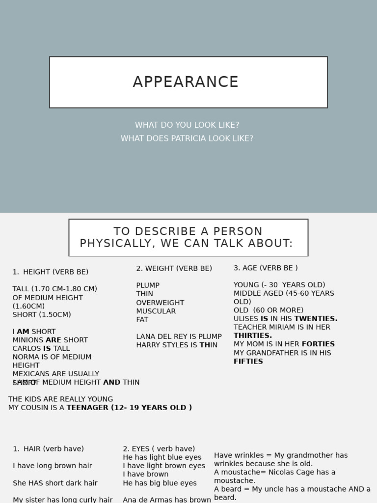 Appearance | PDF