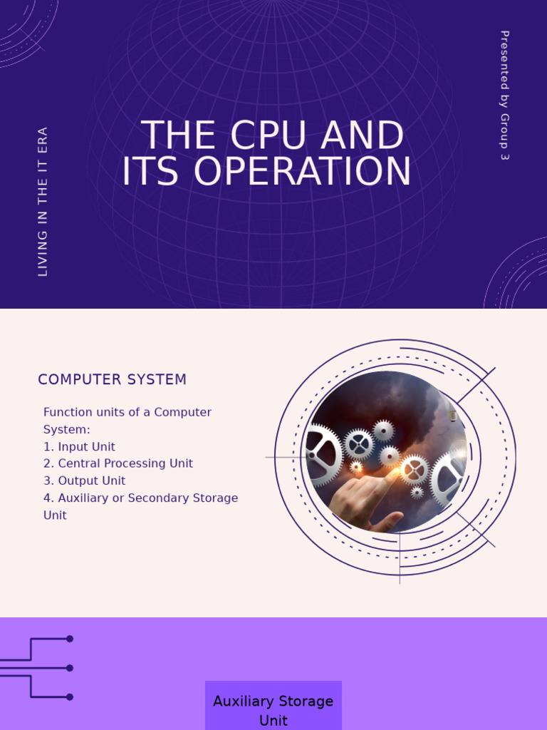 Understanding CPU Operations | PDF | Input/Output | Central Processing Unit