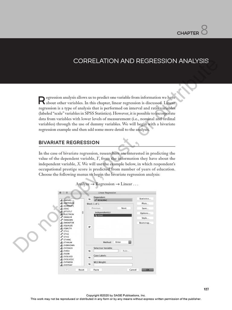 Correlation and Regression | PDF | Regression Analysis | Statistics