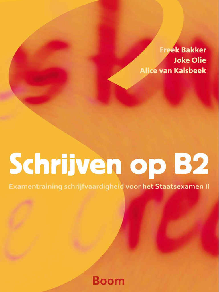 Schrijven Op B2 NT2 II | PDF