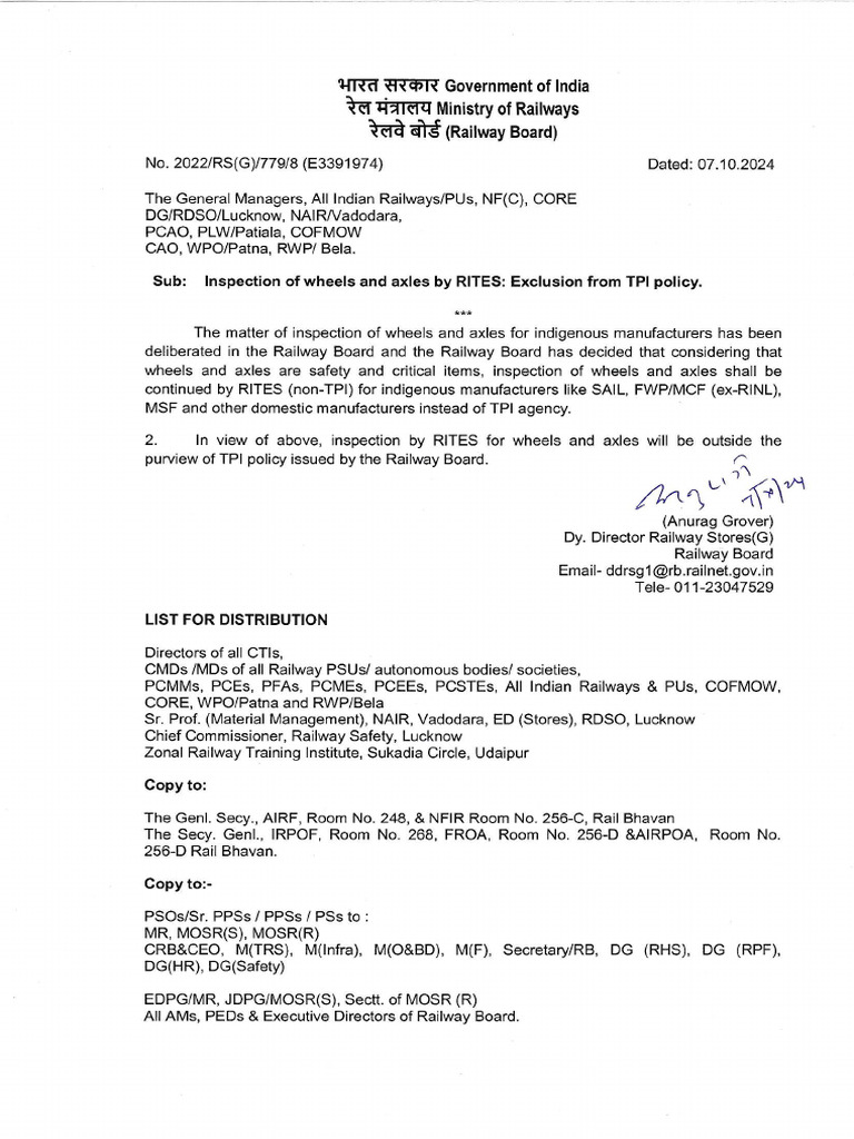 2024 10 07 WTA TPI Clarification | PDF