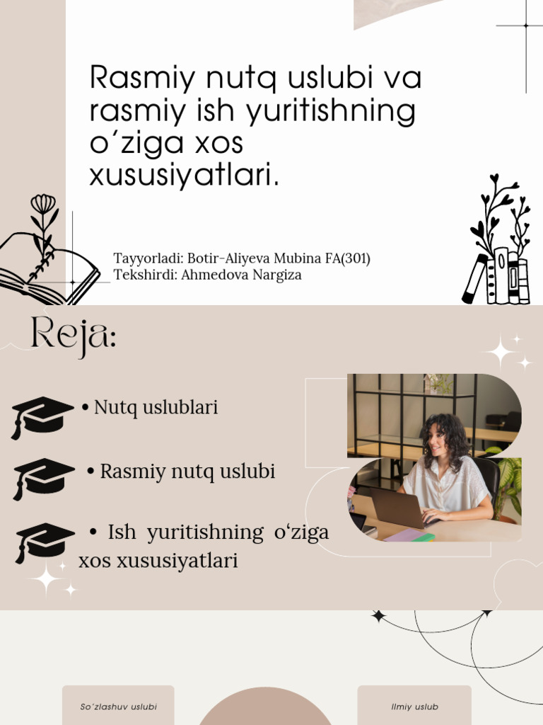 Rasmiy Nutq Uslubi | PDF