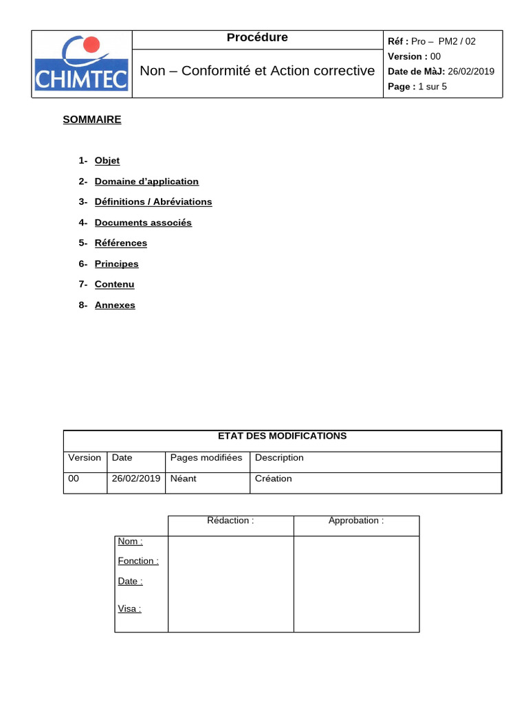 Gestion des Non-Conformités et Actions | PDF