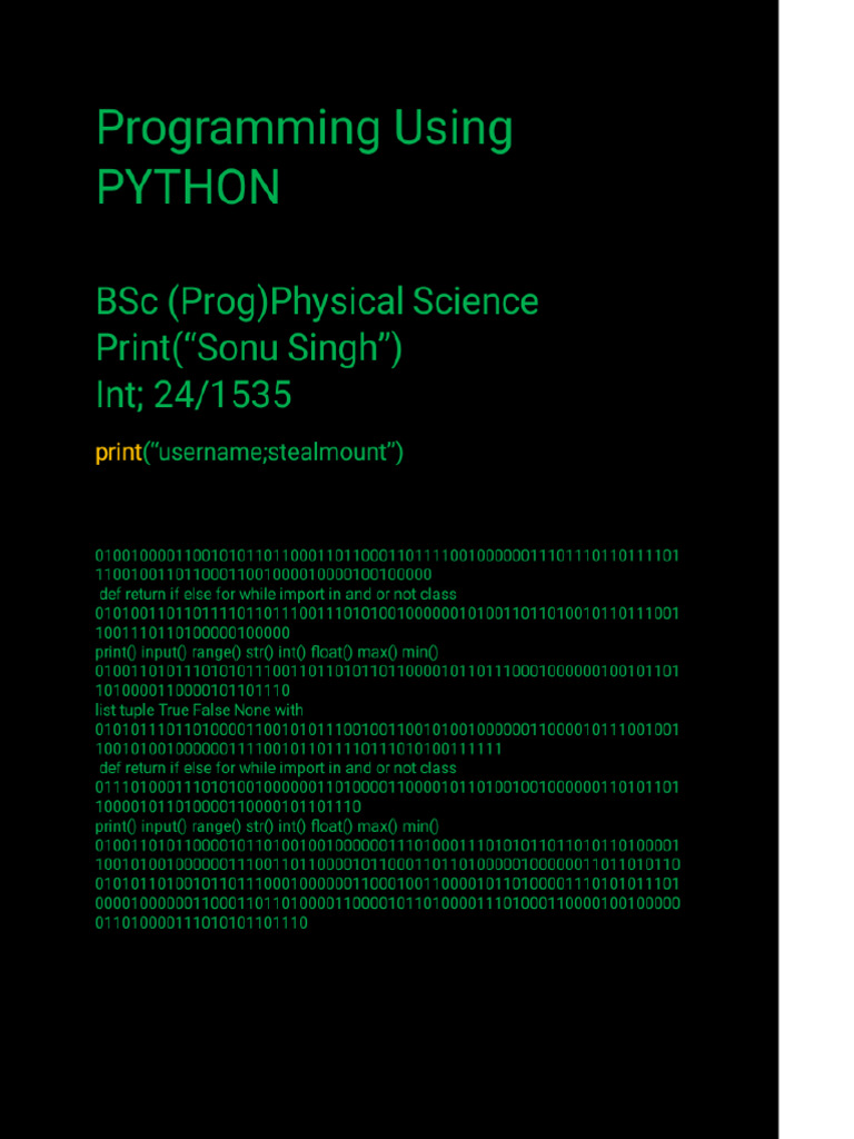 Python PDF | PDF