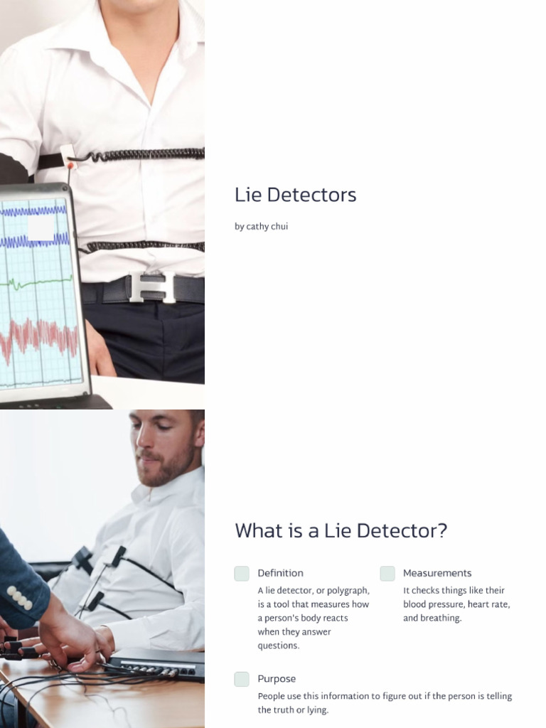 Ict Lie Detectors | PDF