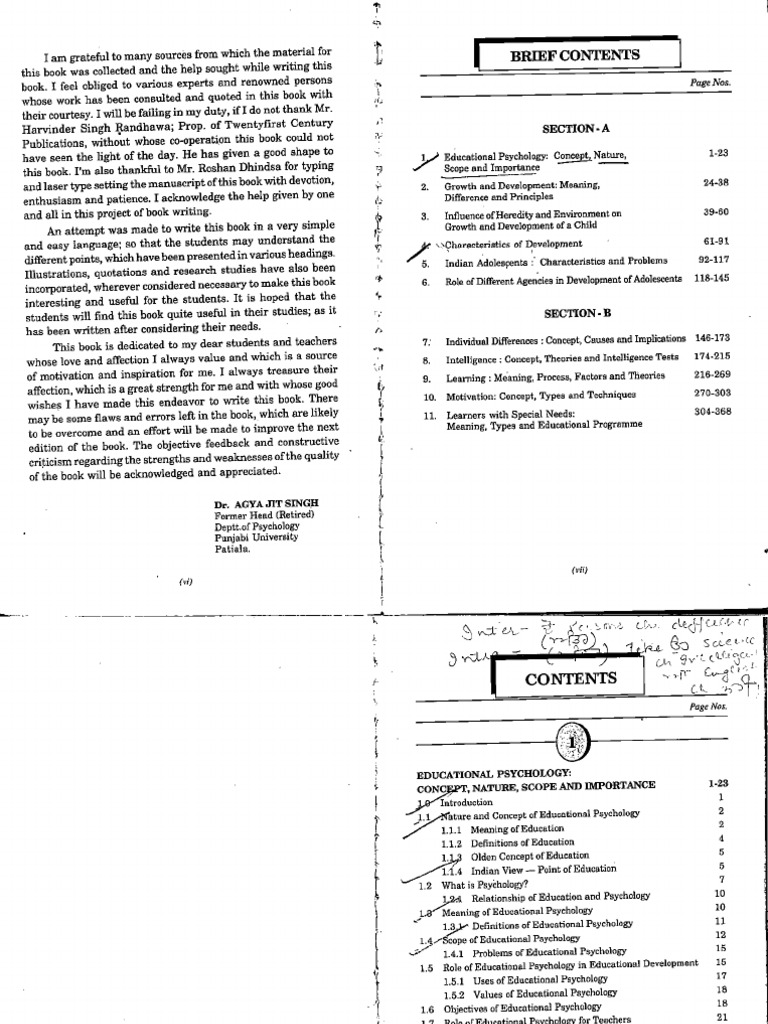 Psychological Perspective In Education Book Pdf