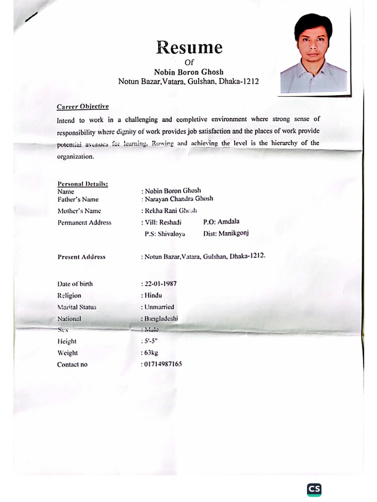 CV Nobin | PDF