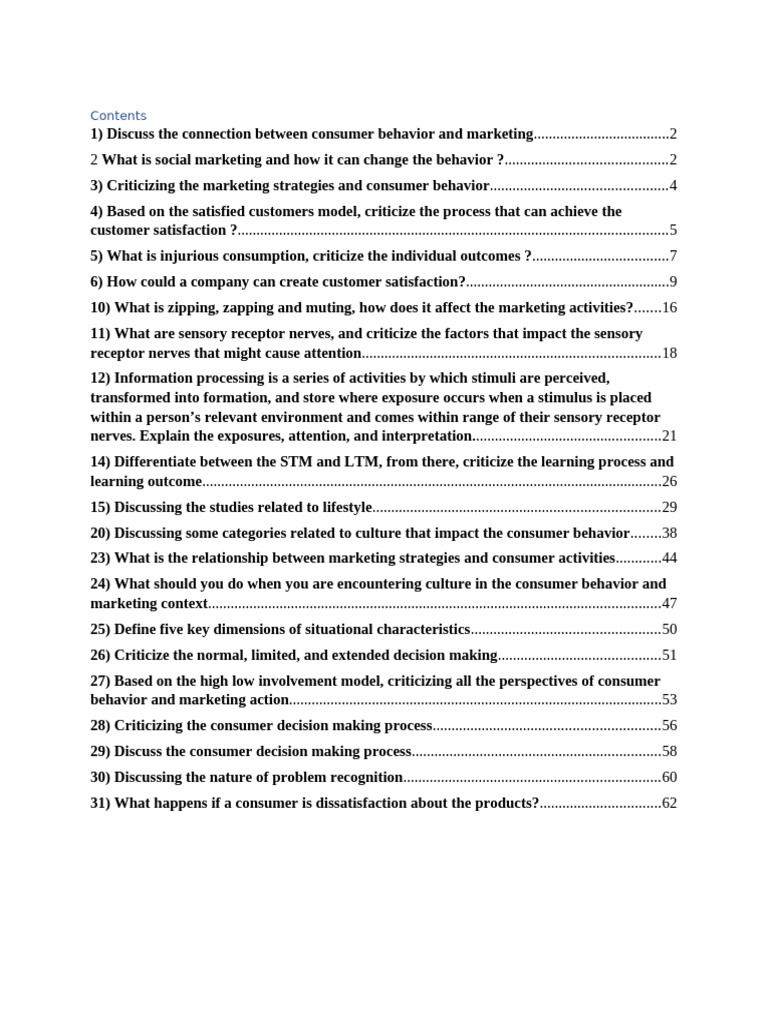 Consumer Behavior and Marketing Insights | PDF | Senses | Motivation