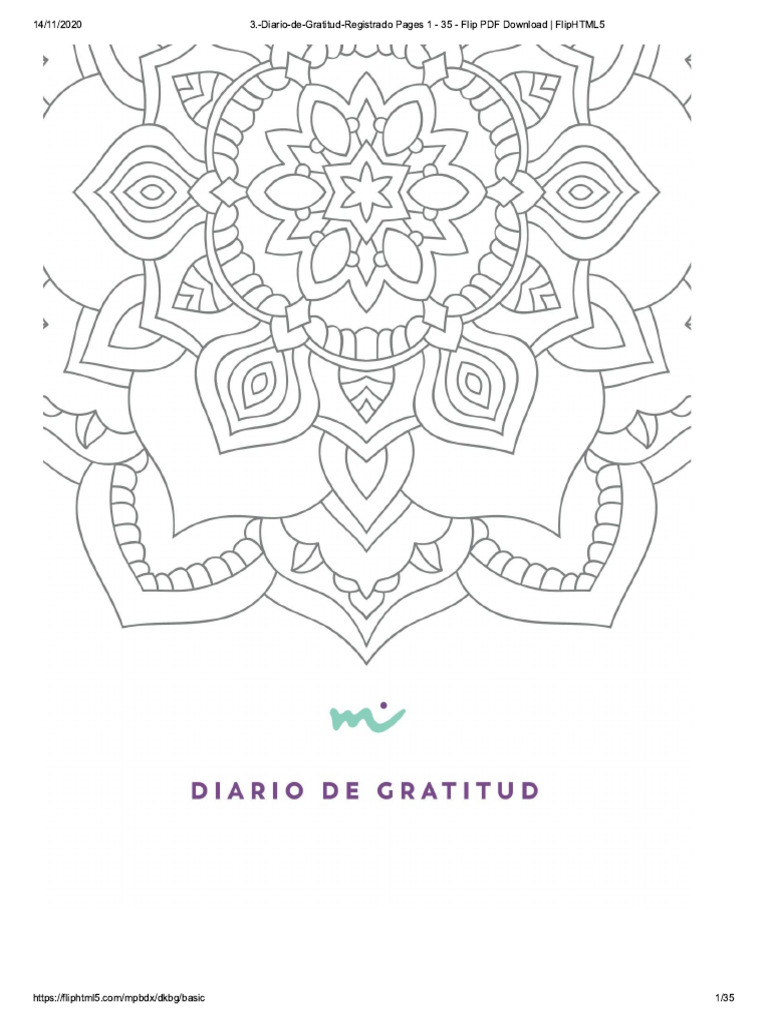 Diario de Gratitud (30 Dias) | PDF