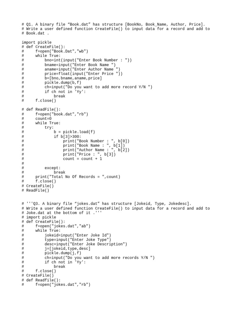 22.06.2024 Binary File Complete | PDF | Computing | Computer Programming