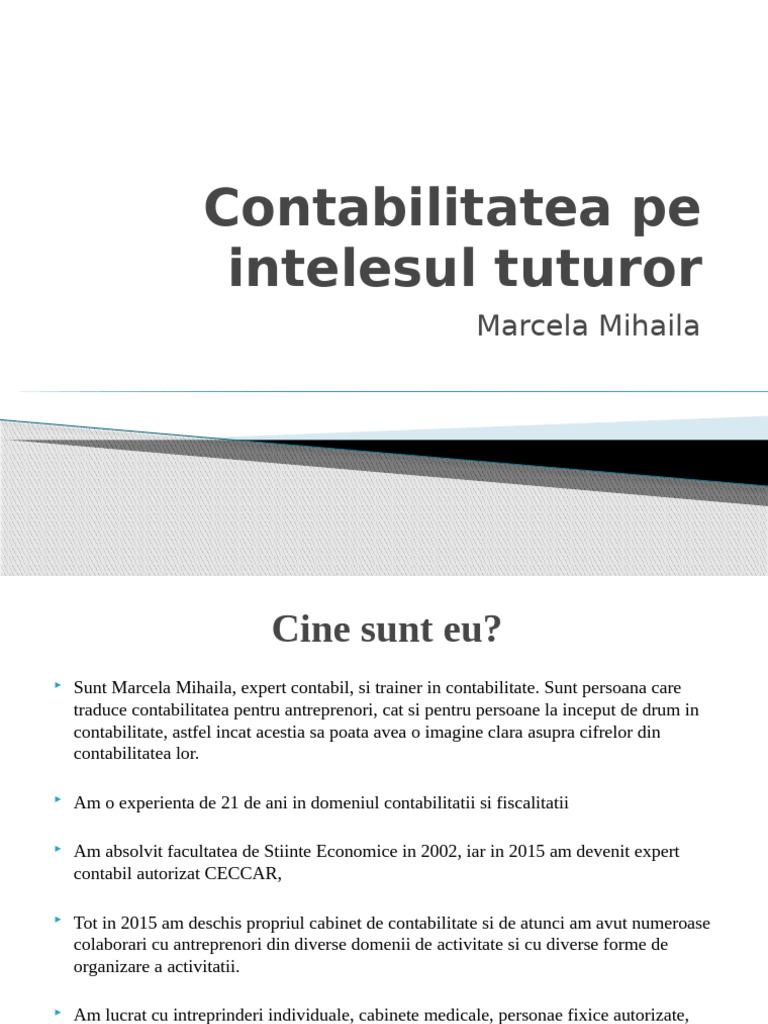 Contabilitatea Pe Intelesul Tuturor | PDF