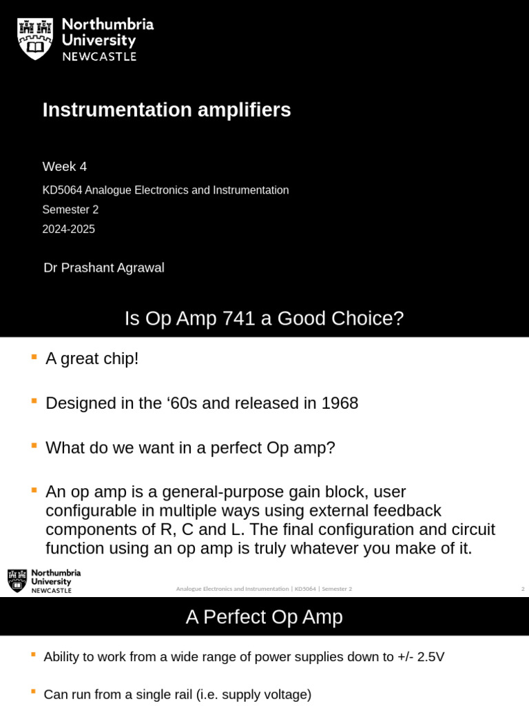 Understanding Instrumentation Amplifiers | PDF | Amplifier ...