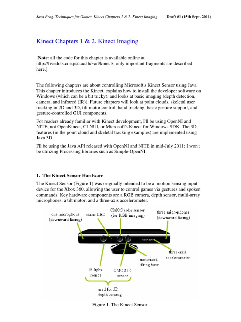 Kinect Imaging | PDF