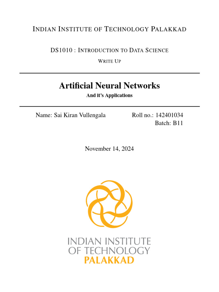 Understanding Artificial Neural Networks | PDF | Artificial Neural ...