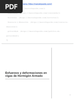 2.- Esfuerzos y deformaciones en vigas de Hormigón Armado