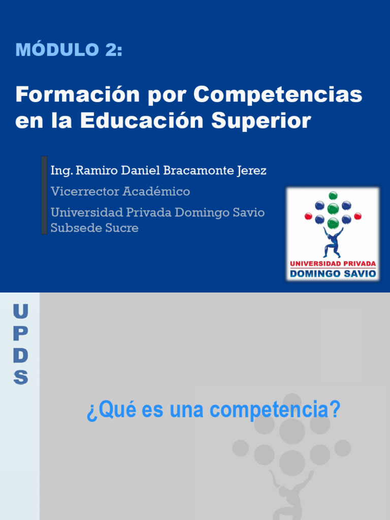 Formación por Competencias en Educación Superior | PDF | Plan de ...