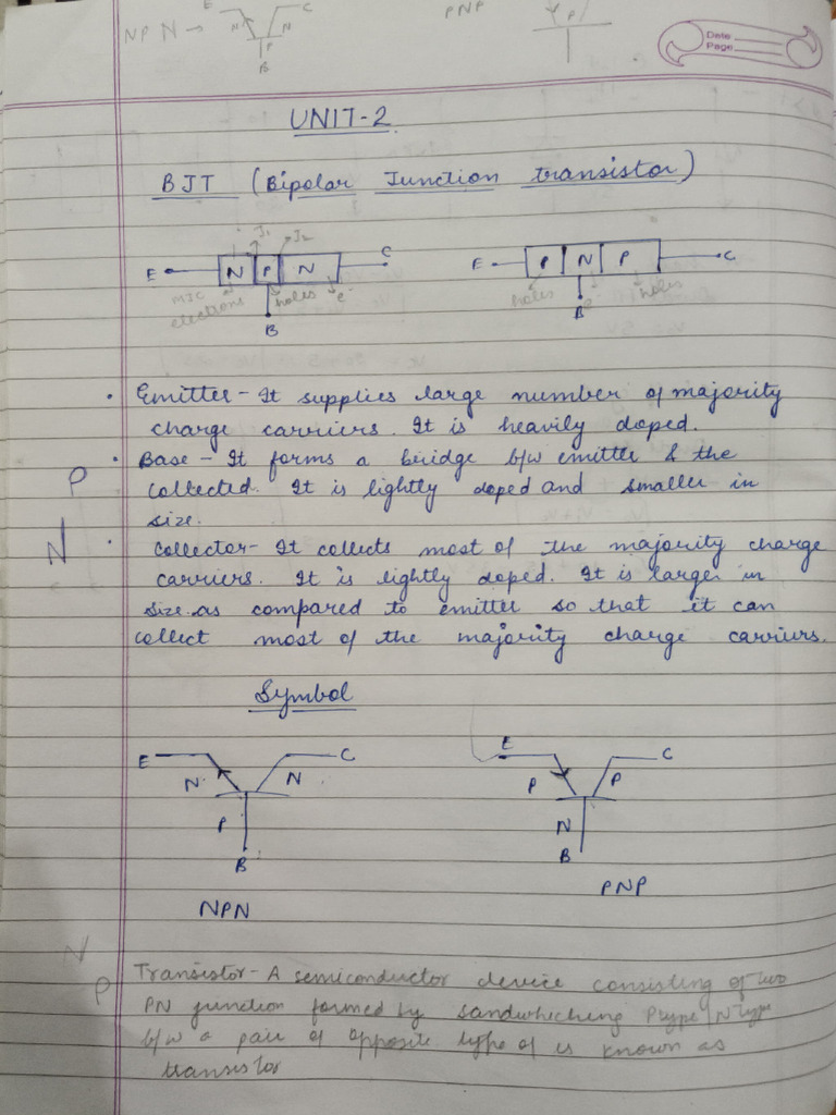 Electronics Unit 2 | PDF