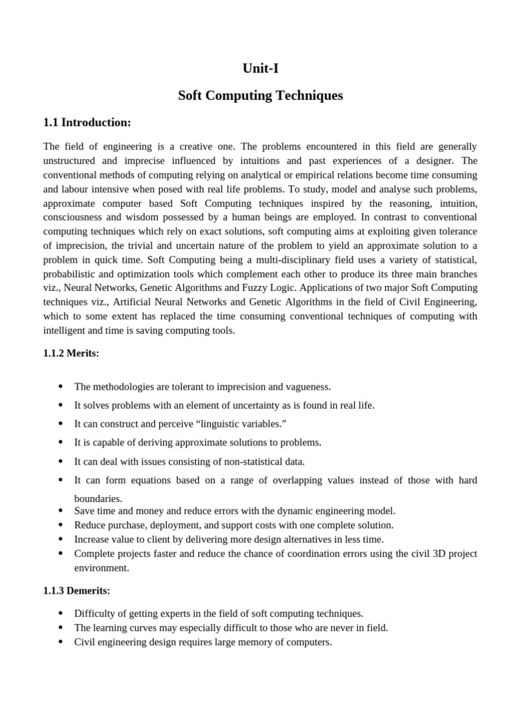 Soft computing techniques avinashtaru7129 official pdf arc gis