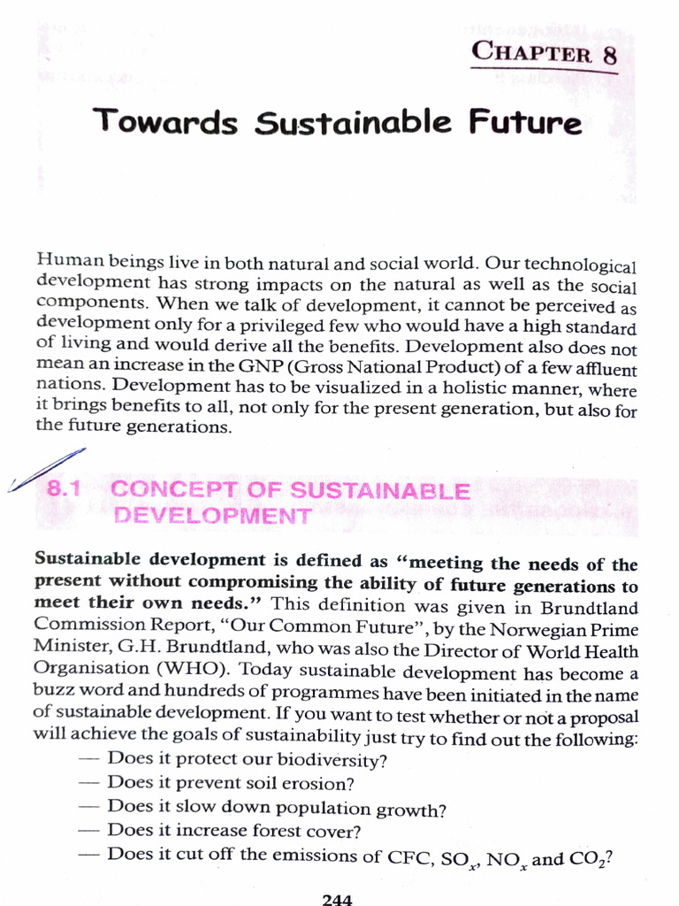 Unit V Chapter 2 Towards Sustainable Future | PDF | Green Building ...