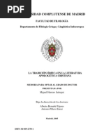 La Tradicion Orfica en La Literatura Apologetic A Cristiana_Miguel Herrero