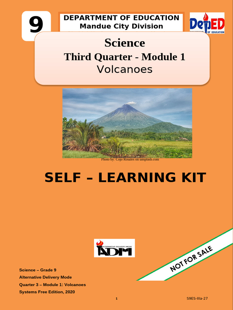 Grade 9 Science: Volcanoes Module | PDF | Volcano | Lava