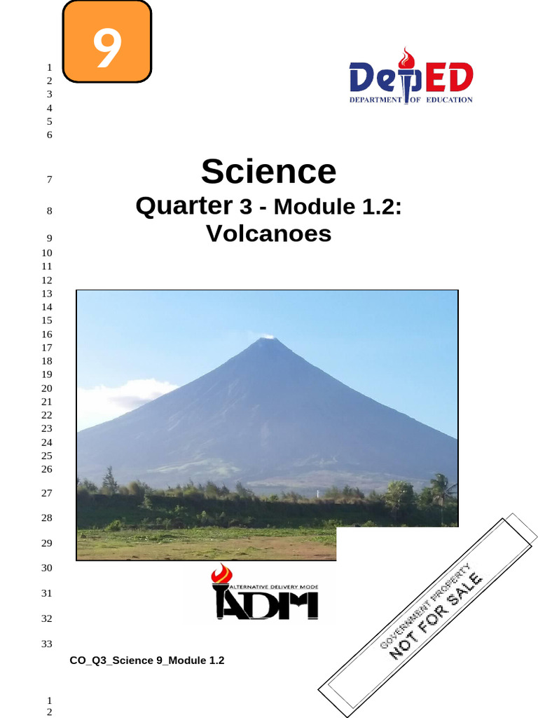 Science9 slk2 Volcanoes | PDF | Types Of Volcanic Eruptions | Magma