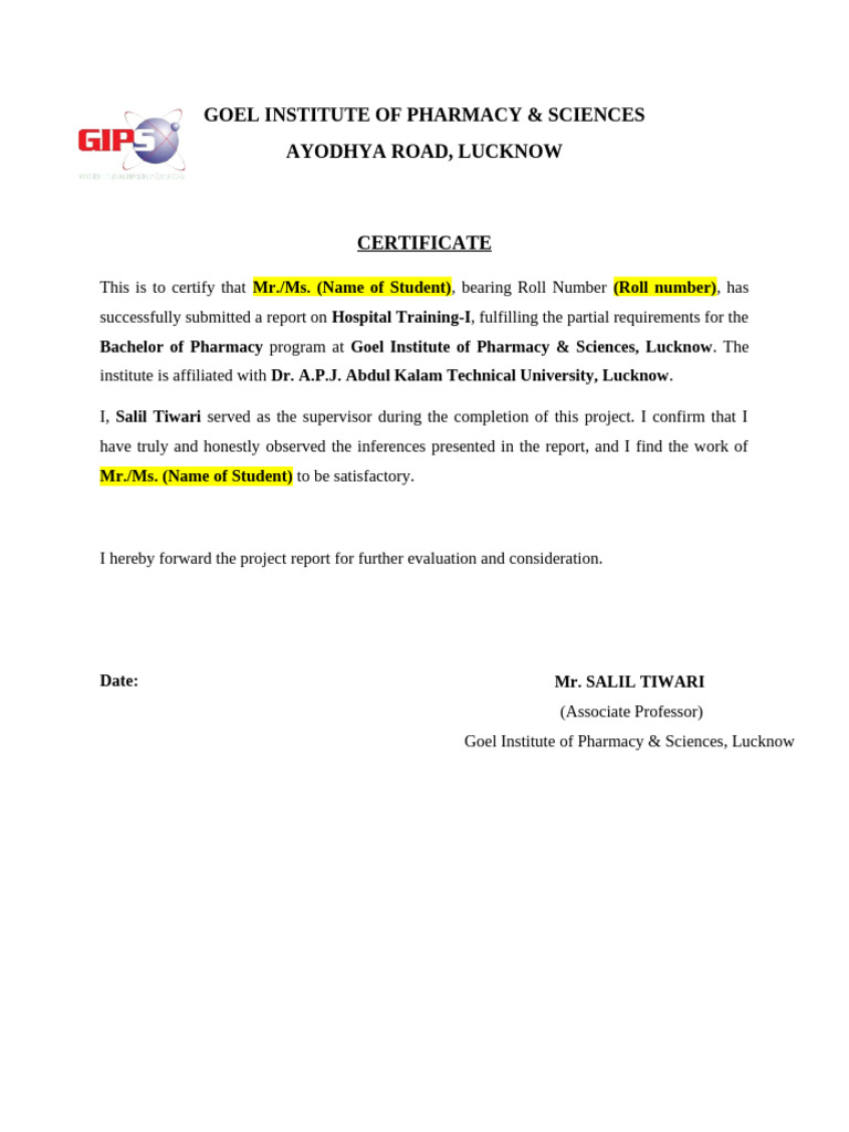 CERTIFICATE | PDF